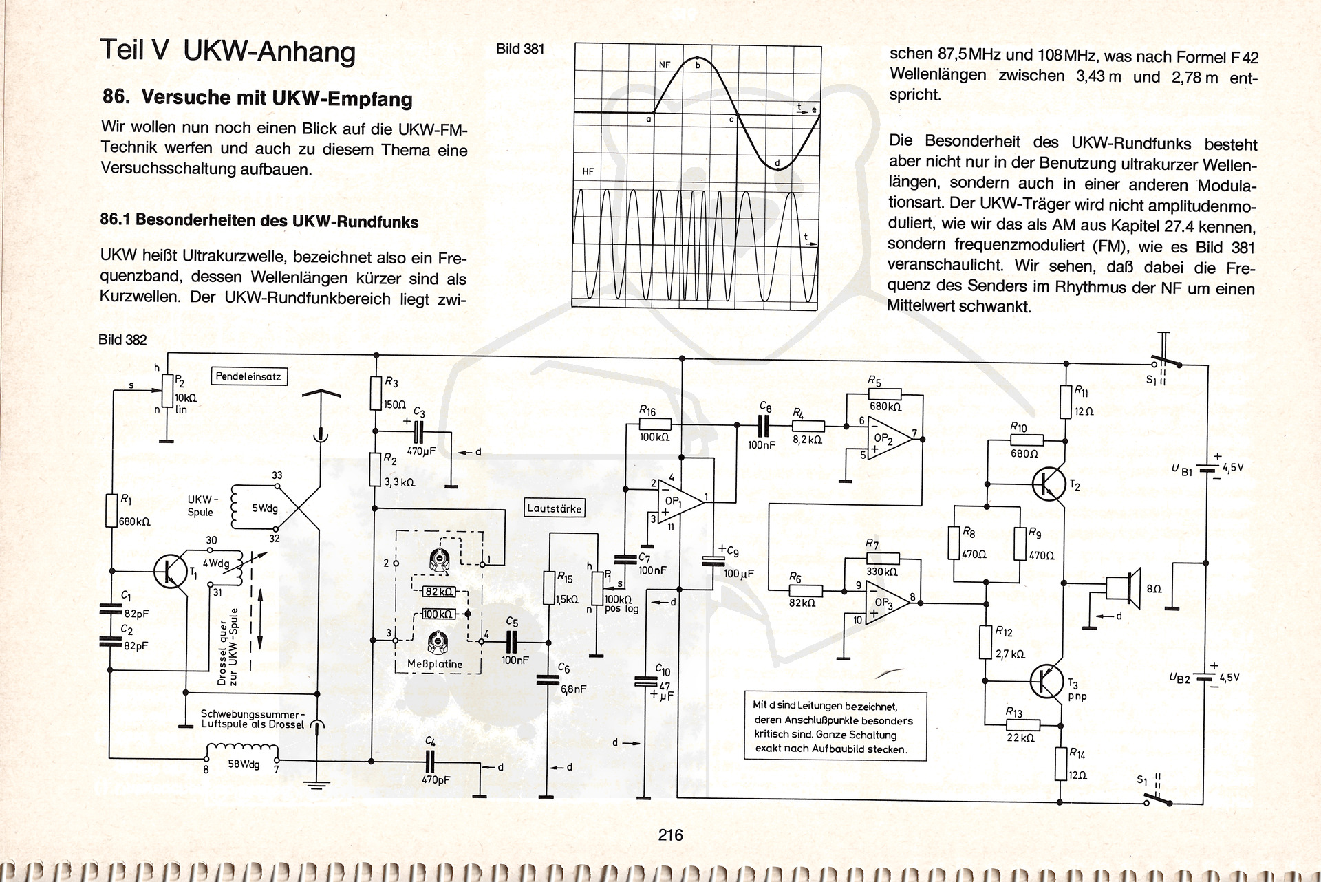 Kosmos Elektronik Labor E200 Handbuch Seite 216